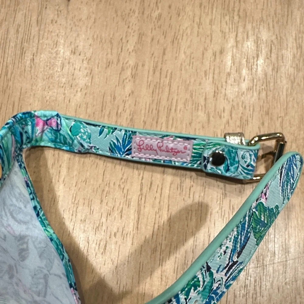 Lilly Pulitzer Blue Floral Dog Collar - Picture 3 of 5